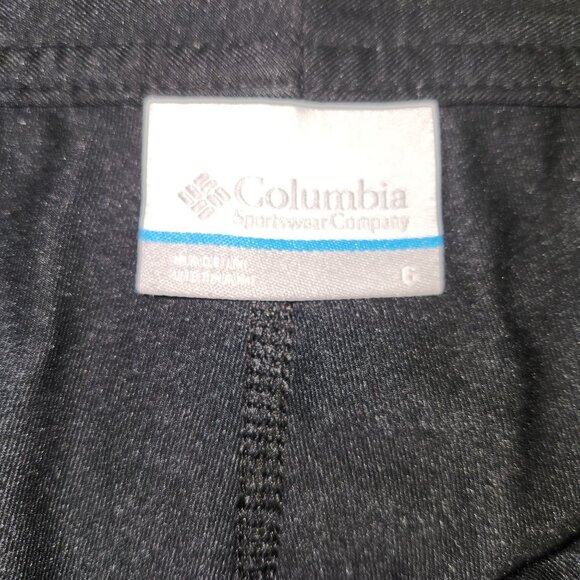 Columbia Womens Black Skort Size 6 Medium With Built-In Liner Active Wear 2422 - Picture 4 of 8